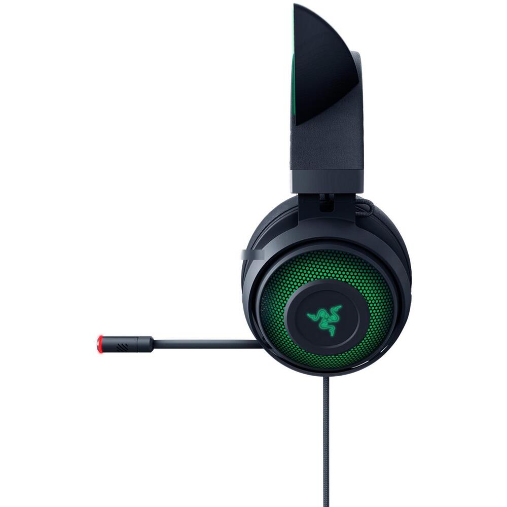 Căști de gaming Razer Kraken Kitty (USB Tip A), Negre