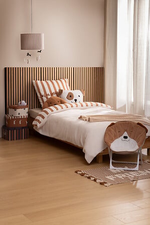 Lenjerie de pat reversibilă pentru copii Atmosphera Scott, 140x200 cm, poliester