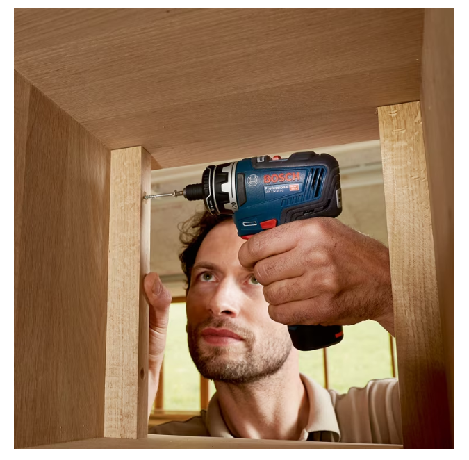 Șurubelniță fără fir Bosch Professional GSR 12V-35 FC, 12 V, 1750 rpm, 20/35 Nm, 2 baterii, încărcător, L-Boxx, adaptor mandrină/unghi/excentric, adaptor suport biți