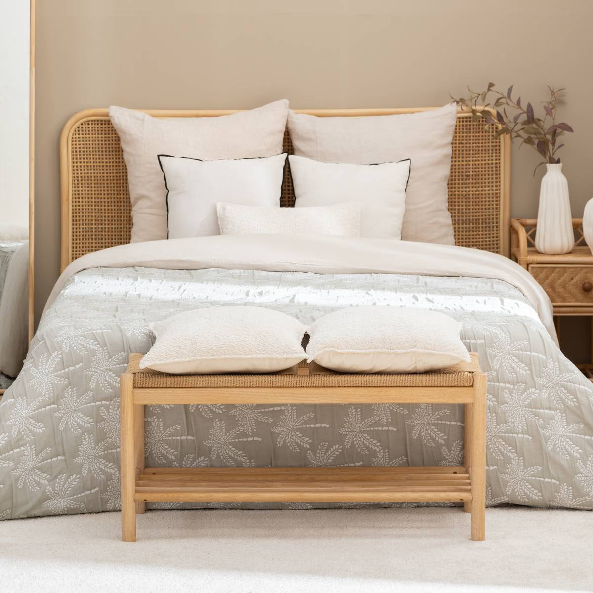 Pătură Atmosphera Palm, 240x260 cm, Verde