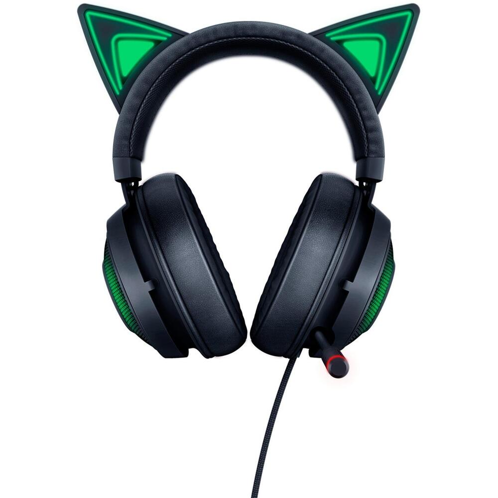 Căști de gaming Razer Kraken Kitty (USB Tip A), Negre