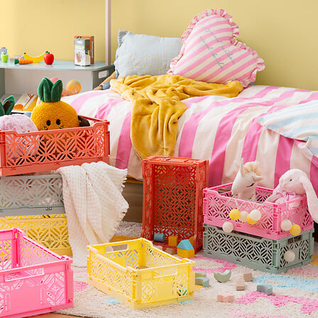 Lenjerie de pat reversibilă pentru copii Atmosphera Azel, 140x200 cm, bumbac