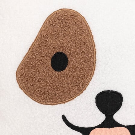 Pernă decorativă pentru copii Atmosphera Dog, Boucle, 40x40 cm