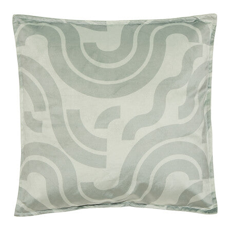 Декоративна възглавница atmosphera Lilou, Кадифе, 45x45 cm, Зелена