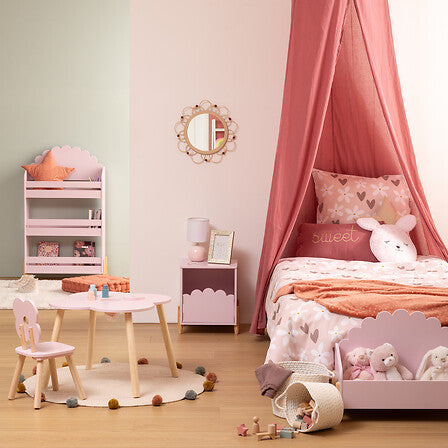 Lenjerie de pat pentru copii Atmosphera Billie Heart, 140x200 cm, Mix