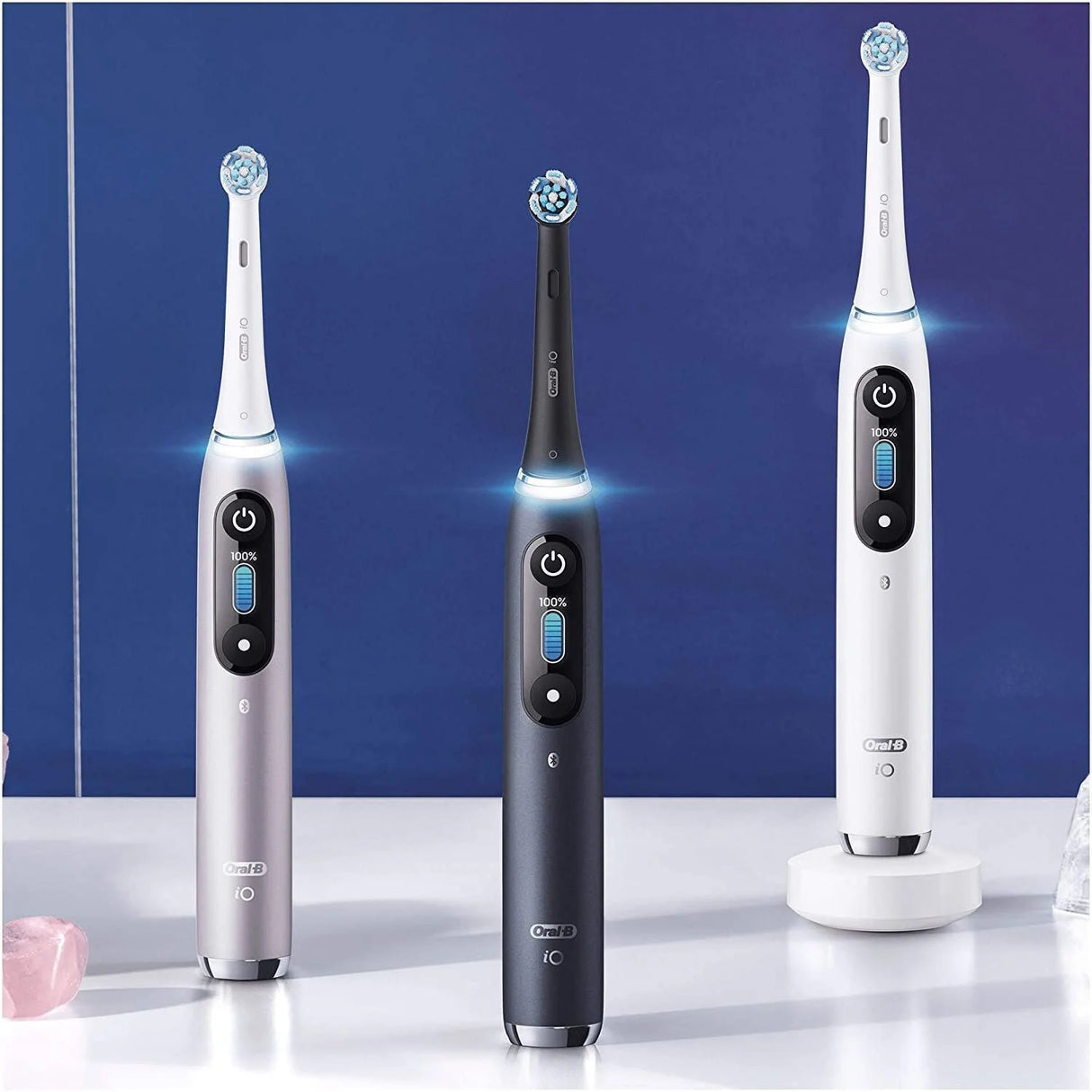 Periuță de dinți electrică Braun Oral-B iO9 Alabaster, albă
