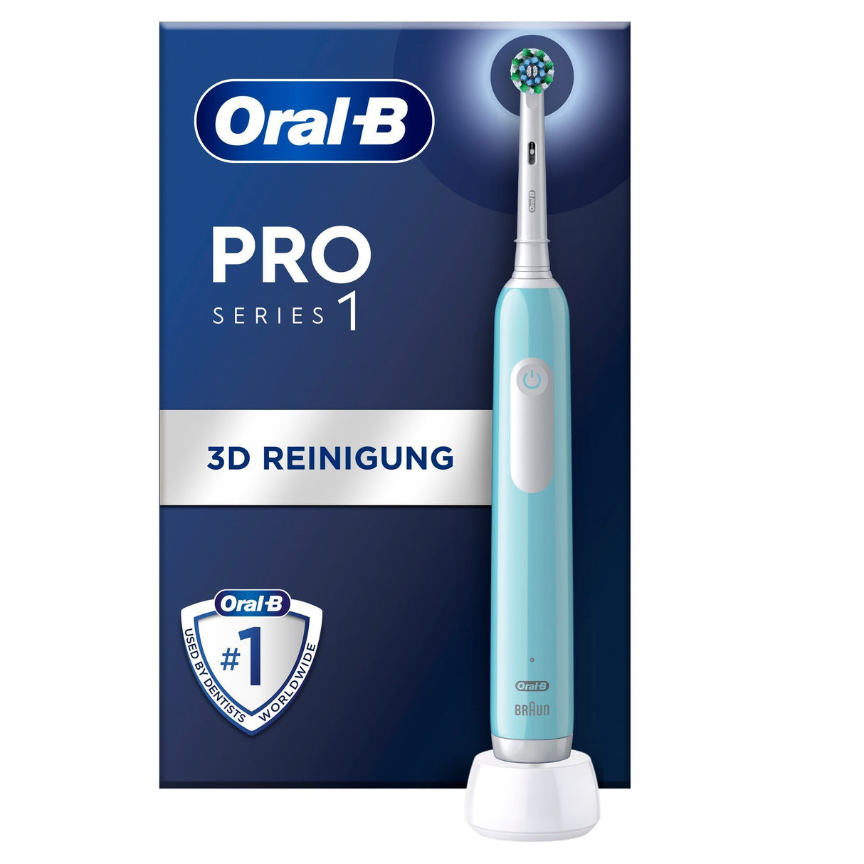 Periuță de dinți electrică Oral-B Cross Action Pro 1, albastră