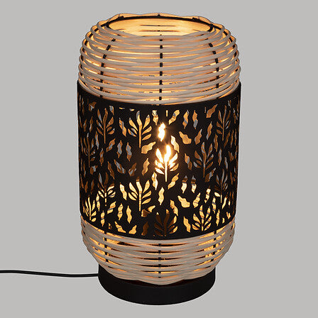 Lampa de masa atmosfera Caly, 30 cm, Rattan