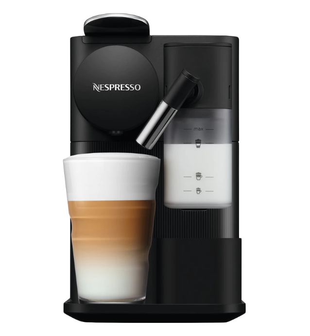 Espressor DeLonghi EN510.B Lattissima One Evo, Capsule, 1450W, 19 bare, Negru