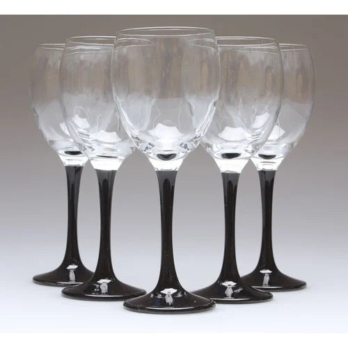 Set pahare vin roșu LAV Venue, 340 ml, 6 buc., picior negru