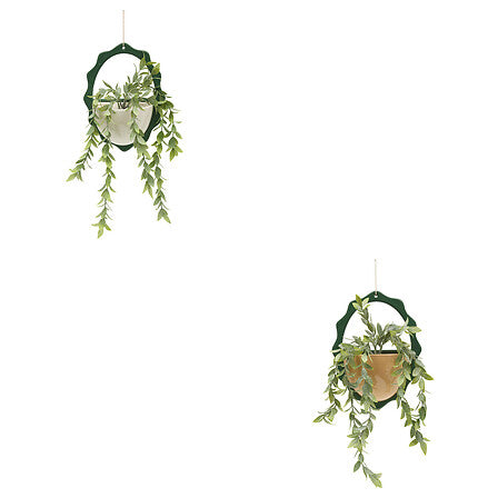 Plantă artificială Atmosphera Chéri suspendată, 40 cm, diverse specii