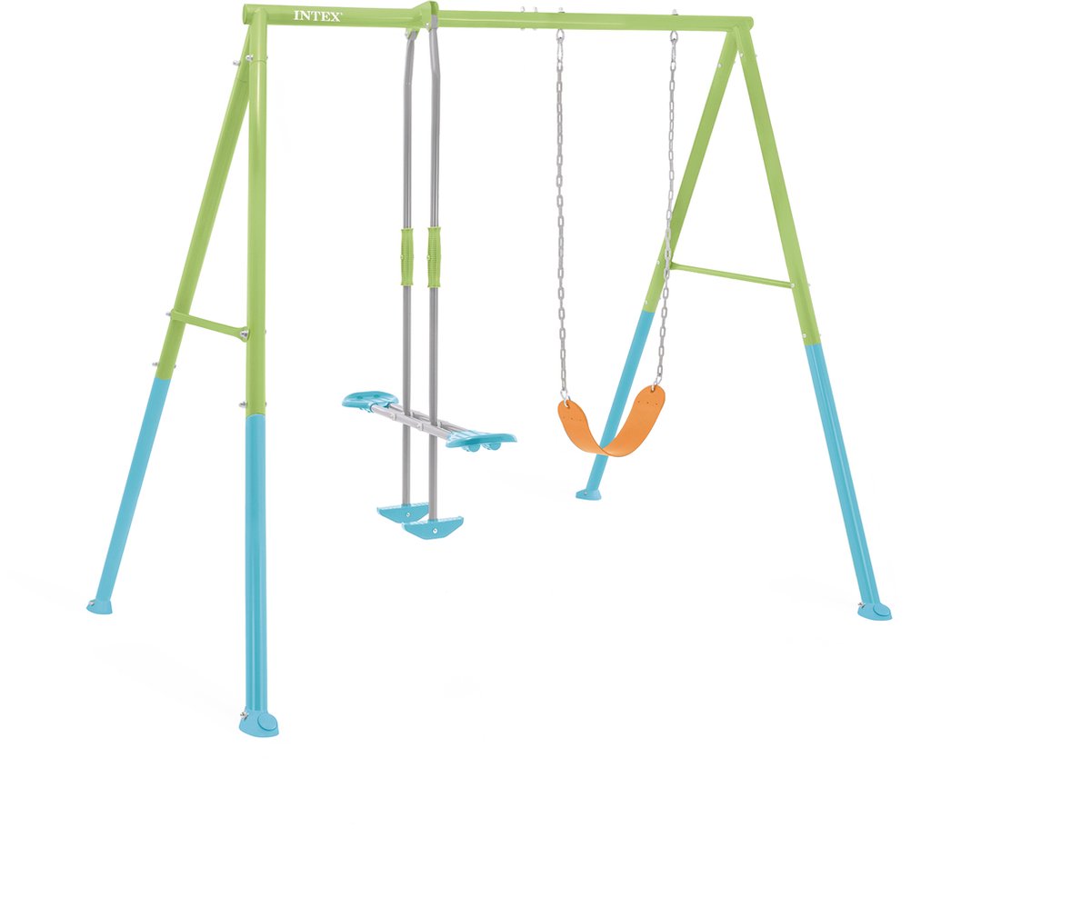 Balansoar pliabil pentru copii Intex, 2 în 1, 251 x 211 x 524 cm