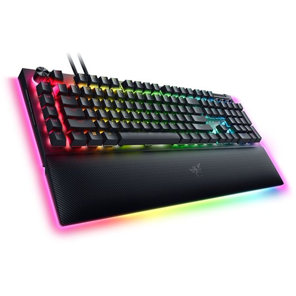 Tastatură de gaming Razer BlackWidow V4 Pro, switch-uri optice galbene