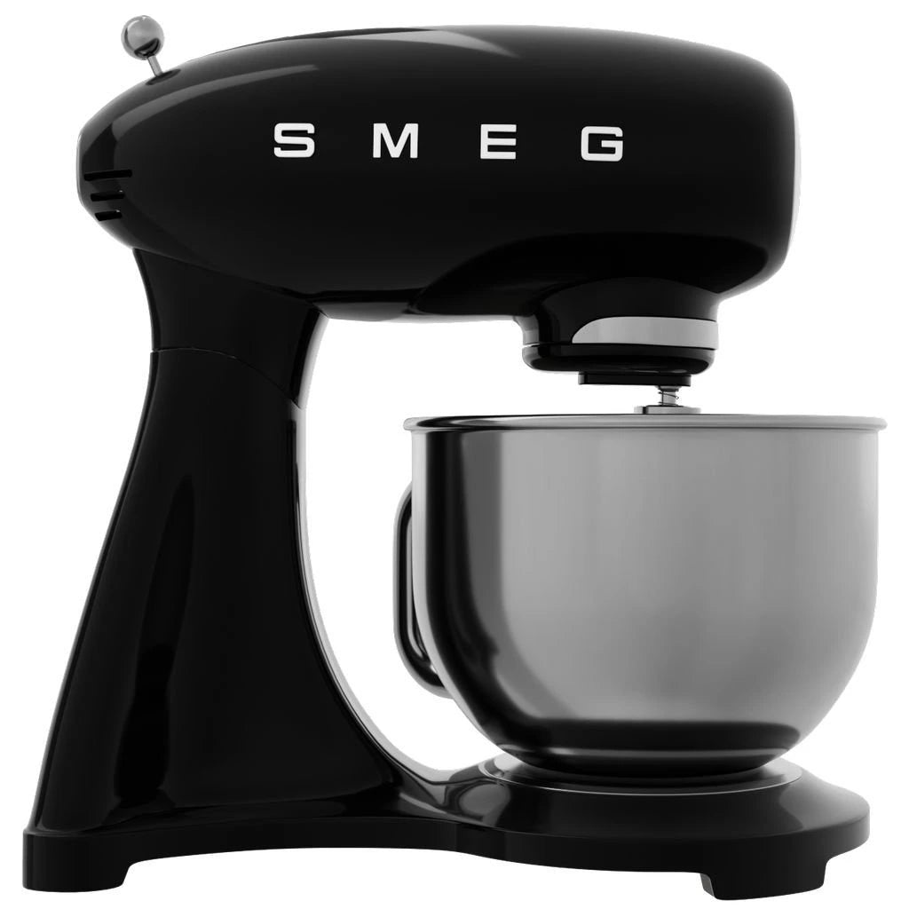 Mixer planetar Smeg SMF03BLEU, 800 W, bol 4,8 l, negru