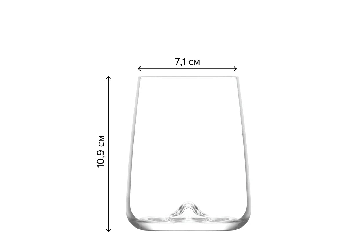 Set de pahare de apă LAV Terra, 475 ml, 6 buc.