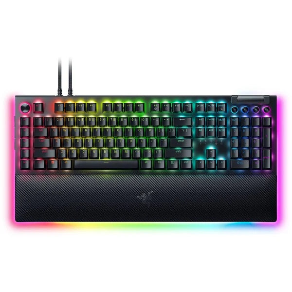 Tastatură de gaming Razer BlackWidow V4 Pro, switch-uri optice galbene