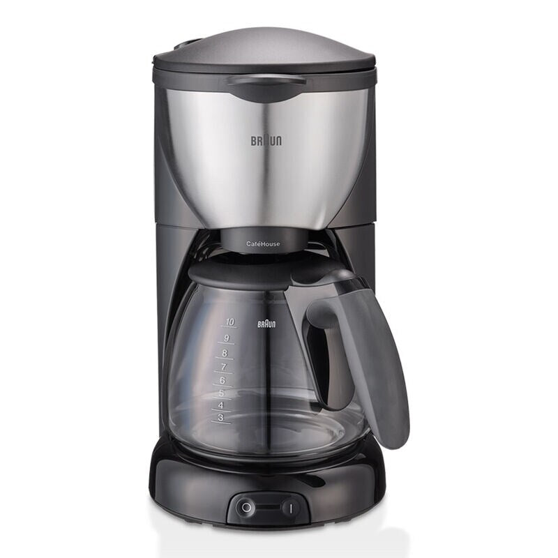 Espressor Braun KF 570/1, 1100 W, 1,2 L, 10 cești, Negru
