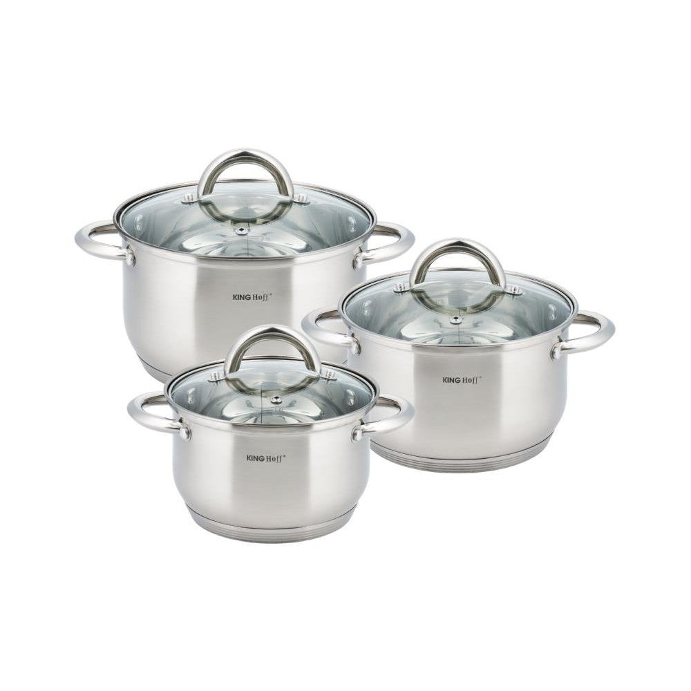 Set de oale KingHoff 4446, 6 piese, capac