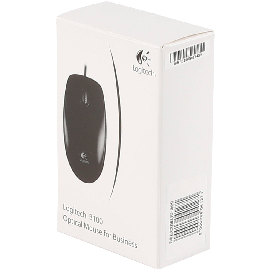 Mouse optic USB Logitech B100, negru