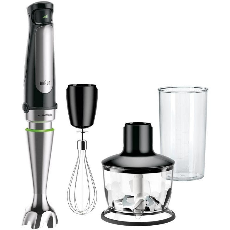 Blender de mână Braun, 1000 W, 0,5 l, negru