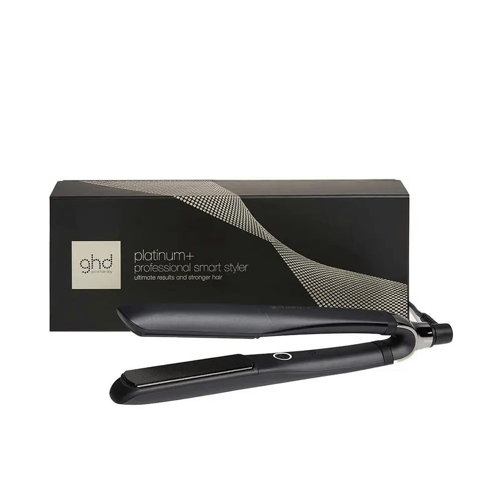 Placă de îndreptat părul inteligentă care recunoaște nevoile părului GHD, Platinum+ Black Styler, Negru