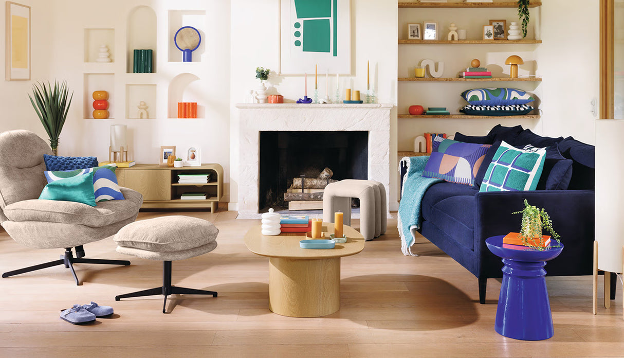 Pernă Atmosphera Flow, Berlingot, 30x30x4 cm