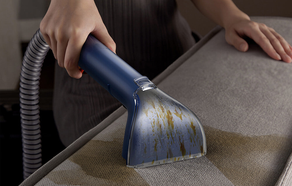 Aspirator de rufe Xiaomi Deerma DEM-BY200, 950 W, rezervor de apă de 1600 ml, presiune de 1 bar, albastru