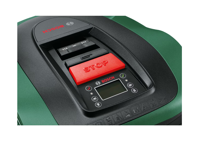 Mașină de tuns iarba robotizată Bosch Indego S 500, 18 V, 500 m2, Verde/Negru