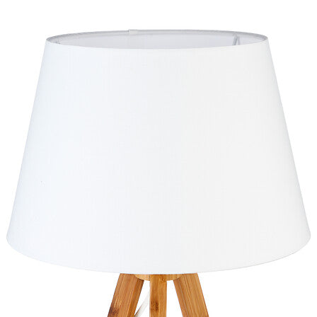 Lampă de noapte Atmosphera Bahi, 55,5 cm, Bambus