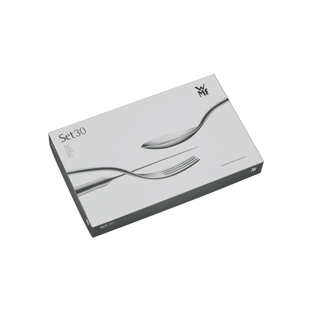 Set de tacâmuri WMF Merit Protect, inox, 30 piese, argintiu