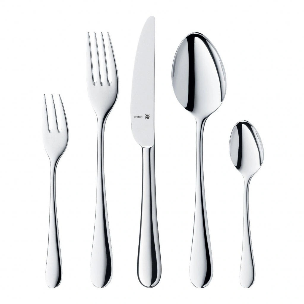 Set de tacâmuri WMF Merit Protect, inox, 30 piese, argintiu