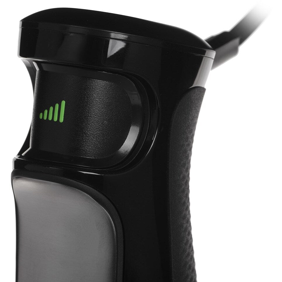 Blender Braun MultiQuick 7075X, 1000 W, Cană gradată 0,6 l, Tocător, Tel pentru ouă, Răzătoare, Viteză reglabilă, Negru