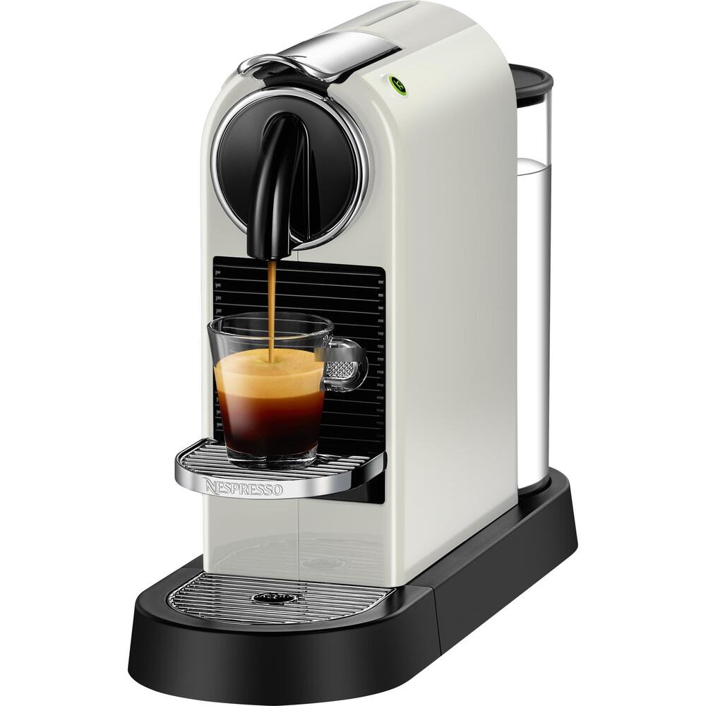 Espressor DeLonghi Nespresso CitiZ White D112EU, 19 bar, 1260 W, Alb
