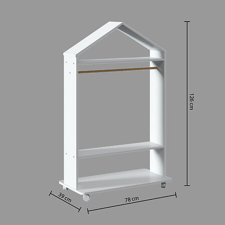 Atmosfera pentru garderobă pentru copii, Roți, 120 cm