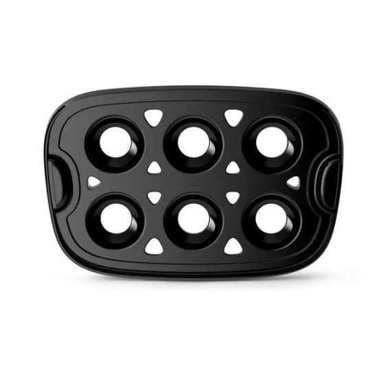 Philips HD9137/90 Fierbător de ouă, 400 W, 6 ouă, indicator luminos, semnal sonor, sticlă gradată, Negru