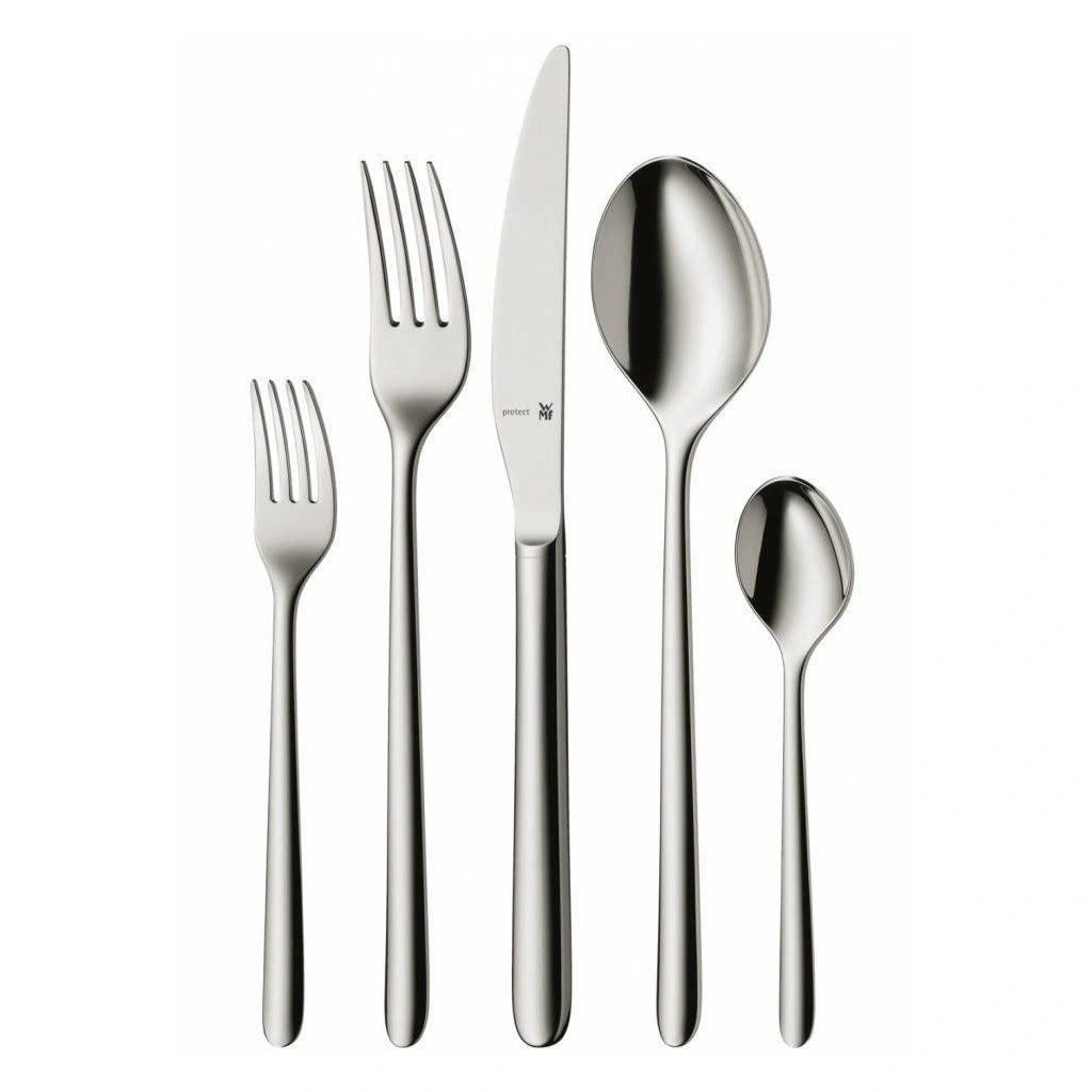 Set de tacâmuri WMF Flame Plus, inox, 30 piese, argintiu