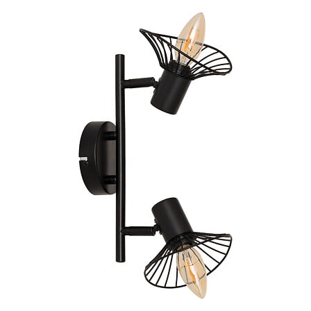 Lampă de atmosferă Adelia, 28x12.5x15.5 cm, Negru