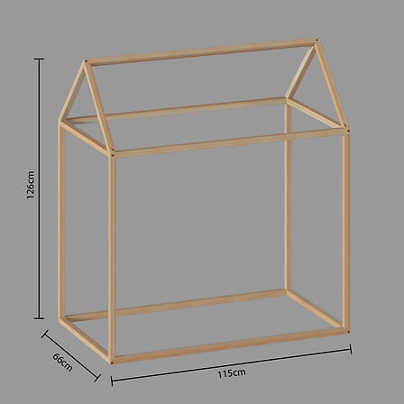 Căsuță de joacă pentru copii Atmosphera, pin, 66x116x125 cm
