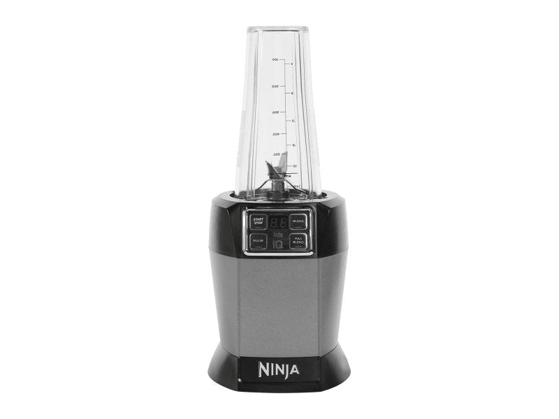 Blender Ninja BN495EU, 1000W, 700 ml, tehnologie Auto-iQ, tehnologie Ninja Blade, Gri/Negru
