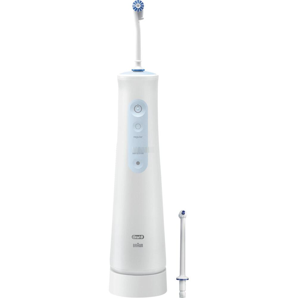 Irigator oral Oral-B, 2 capete incluse, alb