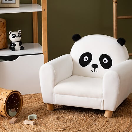 Lampă de noapte pentru copii cu baterii Atmosphera Panda, 14 cm