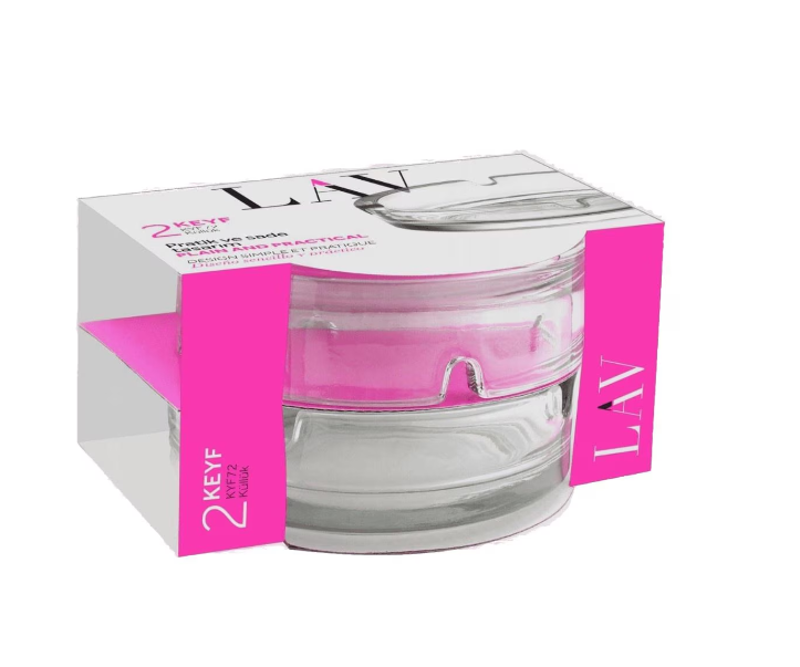 Scrumieră din sticlă LAV Keyf, 105 mm, 2 buc.