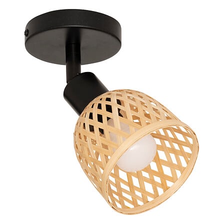 Lampă Atmosphere Lio, 10 cm, Metal, Bambus