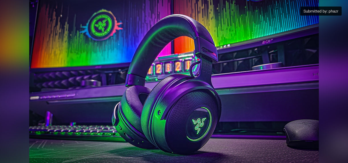 Căști de gaming Razer Kraken V3 (USB), negre