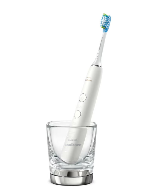 Periuță de dinți electrică Philips Sonicare DiamondClean HX9911/27, 62.000 oscilații/min, 4 moduri, 3 niveluri, Alb