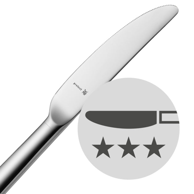 Set de tacâmuri WMF cu protecție împotriva flăcării, inox, 66 de piese, argintiu