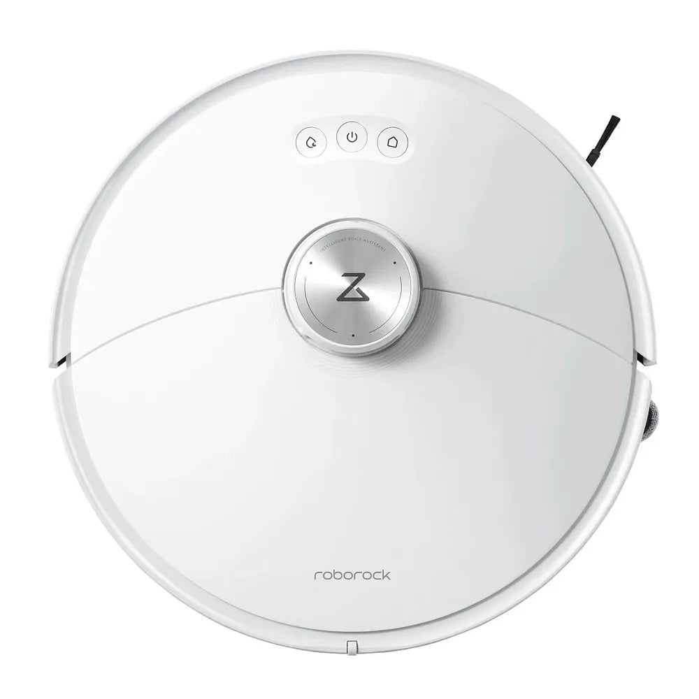 Aspirator robot Roborock S8 MaxV Ultra S8MVU02-00, Mop, Cartografiere 3D, 5200 mAh, 10.000 Pa, Recipient praf 270 ml, 60 W, Autonomie 180 minute, Alb