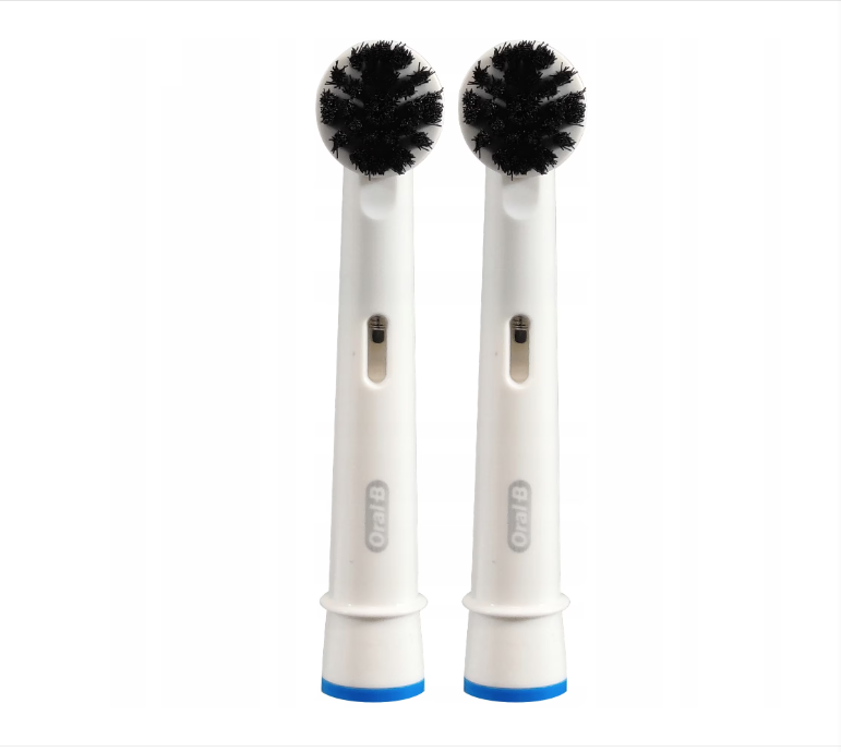 Cap de periuță de dinți electrică, Oral-B Pure Clean Charcoal, pentru albirea dinților, 3 buc.