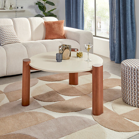 Masă de cafea Atmosphere Jilani, MDF, Ø85.5 cm