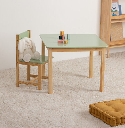 Masă pentru copii Atmosphera Classic, MDF, Verde